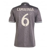 Real Madrid Eduardo Camavinga #6 Tretí futbalový dres 2024-25 Krátky Rukáv